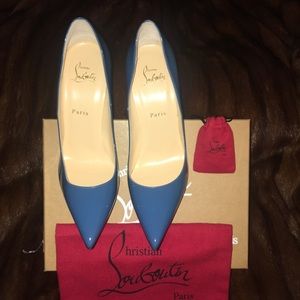 Christian Louboutin So Kate in Ocean Patent